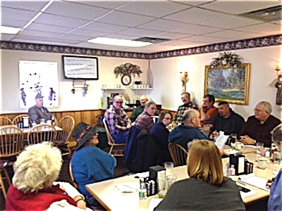 The Lansing Agriculture Committee had its second meeting almost two weeks ago at Linda's Corner Diner. They are starting with the Right To Farm law and comunity outreach. Photo courtesy of Ed LaVigne Lansing Farming