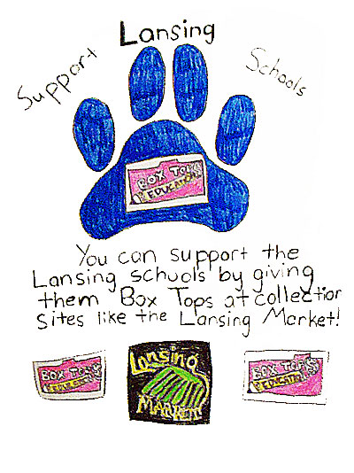 The winning design Box Tops For Education
