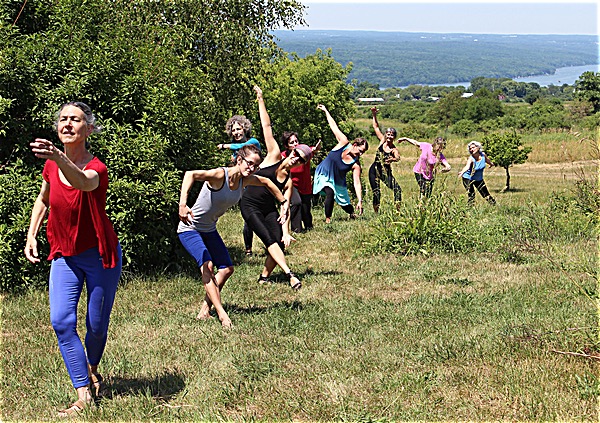 Dancers (Front to Back): Tina Christina Price, Liz Herman, Shayna Grajo, Joyce Morgenroth, Risa Lieberwitz, Amy Bush, Bernadette Fiocca, Joan Slatoff, Jeanne Goddard - Photo Steven Stull crs Sumerdance2016