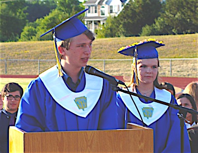 Senior Leaders Michael Bashta, Reilly Zajac grad 07162