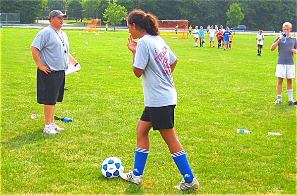 Heck was director of the annual Lansing Recreation Soccer Camp, one of the Rec Department's more popular programs. Adam Heck Soccer Camp