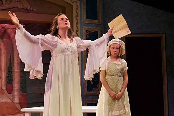 Lydia Flock and Raquel McGarry in Adventure in Apartment G#. Photo by Lesley Greene kitchen GSharp.2