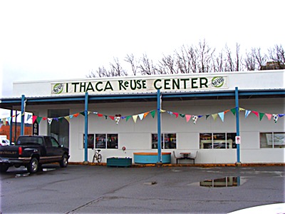 The 17,000 square foot Elmira Road building houses retail space, offices, and program space. ReUse Center