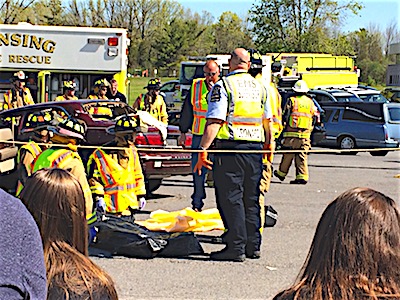 SADD Mock Car Crash