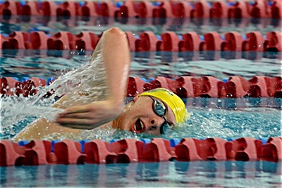 Lansing's Joe Koch won the 500 free Joe Koch 500 free