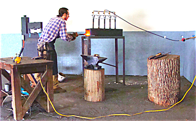 A modern blacksmith shop doesn't really seem all that modern Tony Greenly