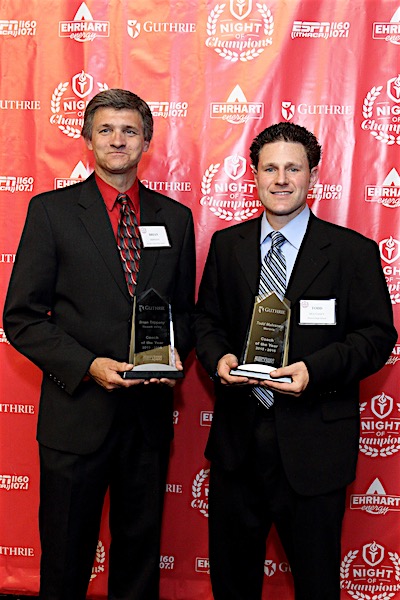 Brian Trippany (Newark Valley) and Todd Mulvaney (Moravia) wpie Trippany Mulvaney