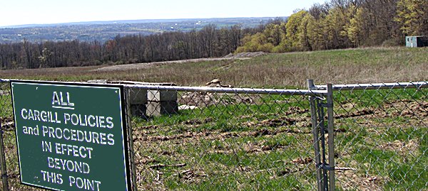 The new mine shaft site is surrounded by trees, and mine officials say more will be planted if needed to preserve a rural, rather than industrial, view. New Mine Shaft