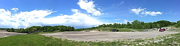 75 acres on this rise will be covered by solar panels, including capping an existing coal ash landfill cayugasolar hill