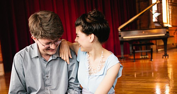 Pianist Ryan MacEvoy McCullough and soprano Lucy Fitz Gibbon Lucy Fitz Gibbon and Ryan McCullough