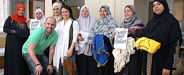 Economically challenged Egyptian women create the fabrics and clothes according to traditional designs that have persevered for centuries. Photo courtesy of Florida Cotton Co. Florida Cotton Company