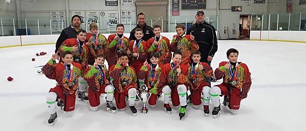 Left to right: 1st Row R-L: S. Falbo, F. O’Brien, D. Sciarabba, S. Lynch, B. Carlisle, A. Mekos, L. O’Connor. 2nd Row R-L: D. Jump, B. Jump, N. Oplinger, D. Martyniuk, C. Hollister, J. Sciarabba, B. Coffin, L. Enns, A. O’Connor hockey wranglerwin