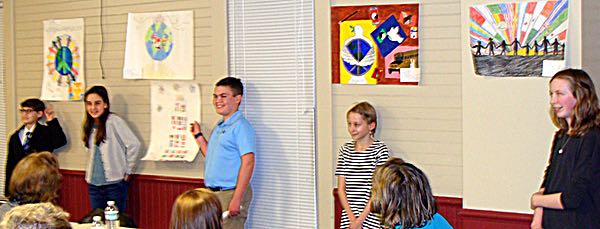 The artists stand by their winning posters Peace Poster