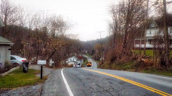 School's out Ludlowville Road