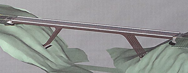 A rendering of the new proposed bridge that shows a simpler design with fewer pieces that may degrade over time from wear and tear (NYSDOT rendering) Salmon Creek Bridge