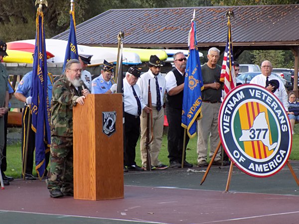 Chaplain Jerry Fulmer of Auburn Post 704 MIA/POW Watchfire