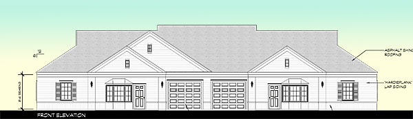 Lansing Meadows Front Elevation