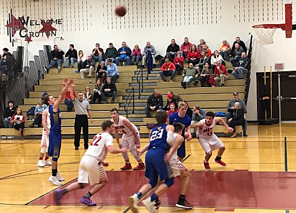 basketball Winslow free throw at Groton