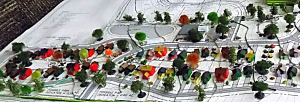 Phase 1 would have included pocket neighborhoods on the southeastern portion of the property Lansing Village Cottages