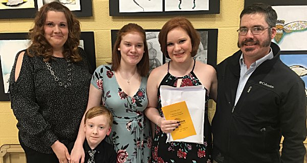 Slattery Family (from left) Christina, Cadhla, Hannah, Leah and Andy fabg slattery
