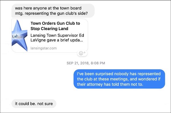 A Facebook reader aksed about gun club representation at public town meetings lansing Rod & Gun Club Question