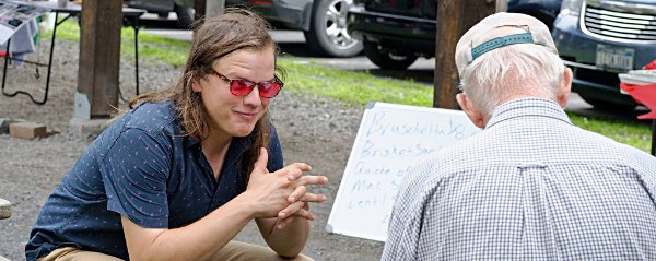 Photo by David M O'Neill Josh Brokaw Tburg Farmers Market Photo by David M O'Neill