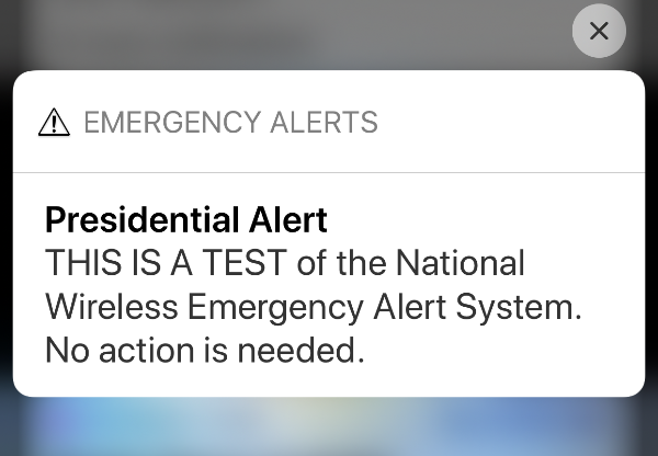 Presidential Alert