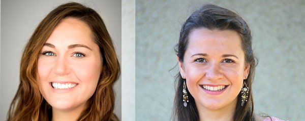 Cay Sharp (left), Jenna Wentzel seachange