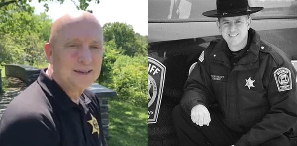 Ken Lansing (left) and Derek Osborne sheriffrace lansing osbourne