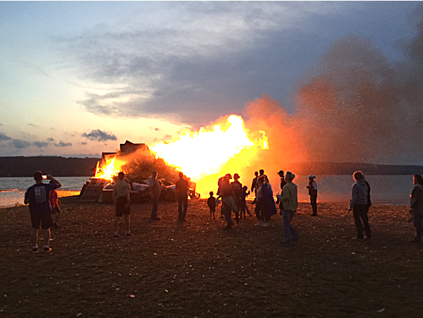 MIA/POW Watchfire in Myers Park September 21, 2018