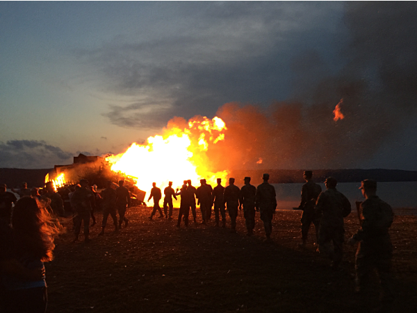 MIA/POW Watchfire in Myers Park September 21, 2018