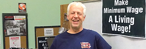 Tompkins County Worker Center Coordinator Pete Meyers Pete Meyers