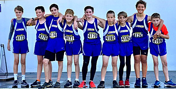 xc Mod boys team. Photo by Amber Hafner