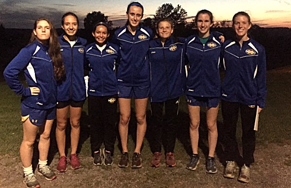 Winning Varsity Girls Team from Lansing xc iac div var girls