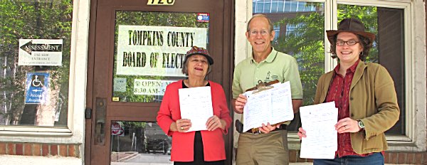 From left: Andra Benson, Michael Koplinka-Loehr, Bronwyn Losey lansingdemocrats candidates