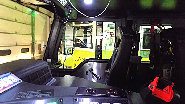 A view from the driver's seat Lansing's Heavy Rescue Vehicle