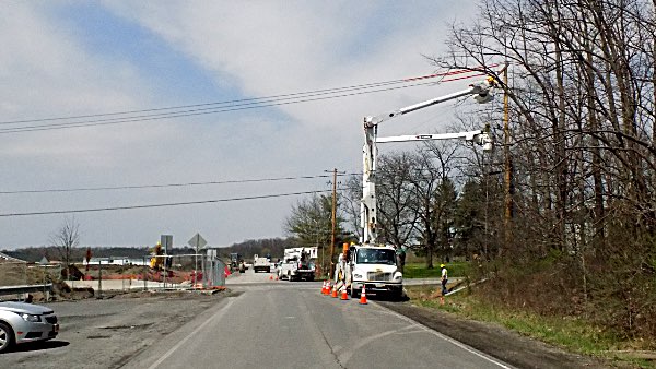 Milton Meadows Power Lines