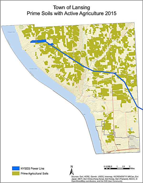 powerline lansing map