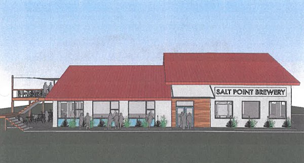 A rendering of the proposed new Salt Point Brewery building Salt Point Brewery rendering