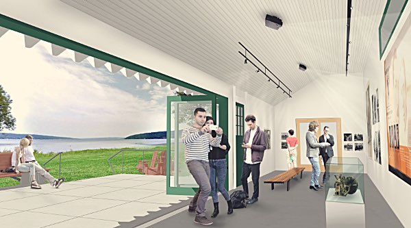 A rendering of the Wharton Studio Museum (Photo Courtesy of the Wharton Studio Museum) Wharton Studio Museum