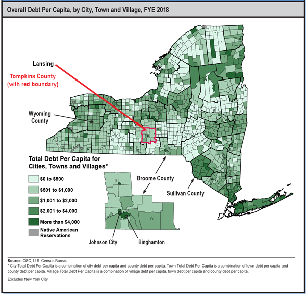 NY Municipal Debt per Capita 
