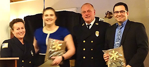 Elizabeth Freitag and Anthony Gariolo were the top EMS responders for 2019 Elizabeth Freitag and Anthony Gariolo