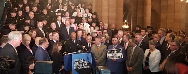 helming Repeal Bail Reform Rally