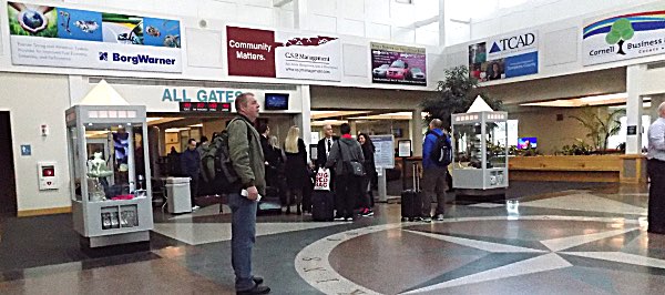 TSA Agents at the Ithaca-Tompkins Airport