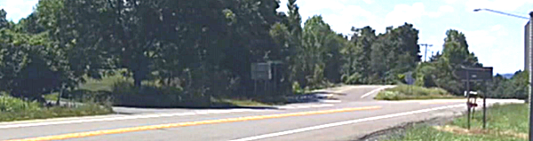 The new pipeline will extend to this intersection in the Village of Lansing East Shore Drive and Cayuga Heights Road intersection
