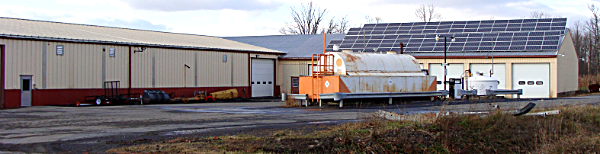 If the power goes out during the day the solar panels may be enough. But in stormy weather and/or at night a new generator will insure the Highway Department can operate at full capacity in emergencies. Highway Department