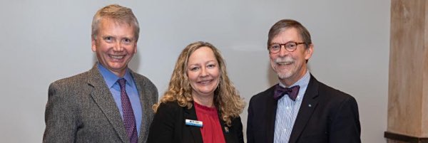 Advance Tompkins Co-chair Robert Sprole, III (President/CEO, Therm Incorporated), Heather McDaniel (President, TCAD), Advance Tompkins Co-chair John Rudd (President & CEO, Cayuga Medical Center and Cayuga Health Systems). tcad advance tompkins